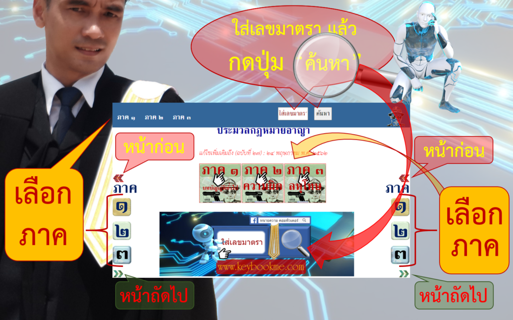 แนะนำการใช้งาน-ประมวลกฎหมายอาญา-ฉบับออนไลน์